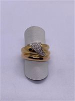 Anello Artigianale Donna in Oro giallo Diamante 0.20 Ct FGA65 - FGA65